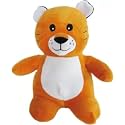 Cute Tiger Plush with Embroidery Eyes Orange - 28cm - 28 cm (Orange)toys for kids toys pillow baby products kids toys toys for girls teddy bear baby toys new born baby products all toys for boys toy soft toys soft toys for gi