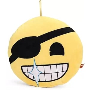 emoji eyepatch face plush - 30 cm yellow toys for kids toys pillow baby products kids toys toys for girls teddy bear baby toys new born baby products all toys for boys toy soft toys soft toys for girls toys for 1 year old gifts teddy bear