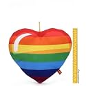 Emoji Rainbow Heart Plush - 30 cm (Multicolor) toys for kids toys pillow baby products kids toys toys for girls teddy bear baby toys new born baby products all toys for boys toy soft toys soft toys for girls toys for 1 year o
