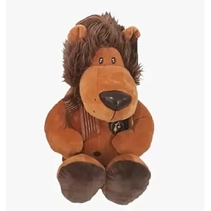 brown lion plush with scraf 33 cm - 33 cm brown toys for kids toys pillow baby products kids toys toys for girls teddy bear baby toys new born baby products all toys for boys toy soft toys soft toys for girls toys for 1 year old gifts teddy bear