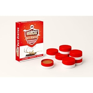 mmr making marvelous marcoz bait station cockroach eliminator gel 6 pieces rapid elimination pack of 1