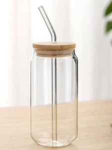 MMTSWorld Wooden Lid Mojito Glass Sipper Tumbler