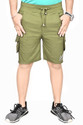 MNICreators Solid Men Green Basic Shorts