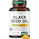 MNO Black Seed Oil Capsules 2000mg High TQ, 60 Count, Cold Pressed Supply