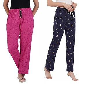MNOP Womens Premium Cotton Pyjama Pant With