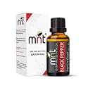 MNT Black Pepper Essential Oil 100% Pure, Natural &amp; Therapeutic Grade Oil for Hair, Skin, Massage &amp; Aromatherapy (30ML)