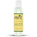 MNT Black Pepper Essential Oil 100% Pure, Natural &amp; Therapeutic Grade Oil for Hair, Skin, Massage &amp; Aromatherapy (100ML)