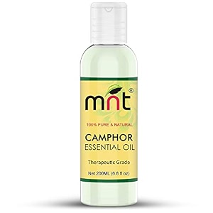 mnt camphor essential oil 200ml 100 pure natural for relieves skin itching and irritation soothes burns amp rashes cures acne strengthens hair roots boosts hair growth fights hair loss