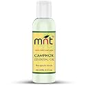 MNT Camphor Essential Oil (200ml) 100% Pure Natural For Relieves Skin Itching And Irritation, Soothes Burns &amp; Rashes, Cures Acne, Strengthens Hair Roots, Boosts Hair Growth, Fights Hair Loss