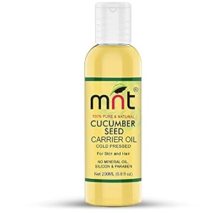 mnt cucumber seed carrier oil 200ml 100 pure natural amp undiluted for skin care amp hair treatment