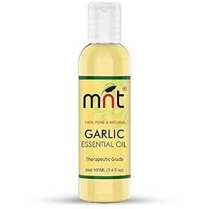 mnt garlic essential oil 100ml 100 pure natural amp undiluted therapeutic grade for aromatherapy skin health acne amp healthy hair