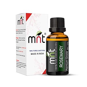 mnt rosemary essential oil for hair growth - 100 pure amp natural therapeutic grade oil for hair growth strengthening of hair amp scalp nourishment healthy skin muscle amp joints and aromatherapy 15ml