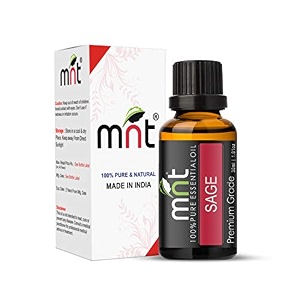 mnt sage essential oil 100 pure natural amp therapeutic grade for aromatherapy skin acne amp hair growth 30ml