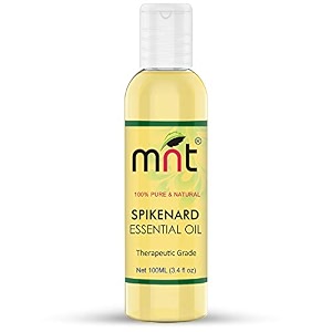 mnt spikenard jatamansi essential oil 100ml - pure natural for skin care amp hair care