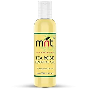 mnt tea rose essential oil 100ml 100 pure natural amp undiluted for skin care amp hair care