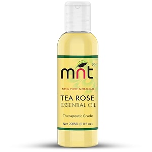 mnt tea rose essential oil 200ml 100 pure natural amp undiluted for skin care amp hair care