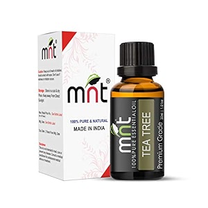mnt tea tree essential oil 100 pure natural amp undiluted therapeutic grade oil for acne scars healthy skin face care hair dandruff and aromatherapy 30ml