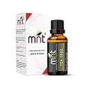 MNT Tea Tree Essential Oil 100% Pure, Natural &amp; Undiluted Therapeutic Grade oil for Acne, Scars, Healthy Skin, Face Care, Hair Dandruff and Aromatherapy (15ML)