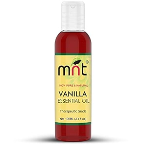 mnt vanilla essential oil 100ml 100 pure natural amp undiluted therapeutic grade amp aromatherapy for hair care and skin care