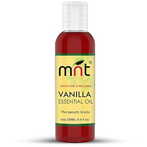 mnt vanilla essential oil 200ml 100 pure natural amp undiluted therapeutic grade amp aromatherapy for hair care and skin care