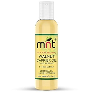mnt walnut cold pressed carrier oil 100ml 100 pure natural amp therapeutic grade amp aromatherapy for hair care and skin care