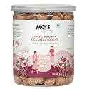 Mo's Apple Cinnamon & Oatmeal Cookies, 300gms | Healthy Snacks for Kids & Adults | 100% Natural & Preservatives Free