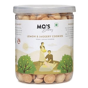 mo39s lemon amp jaggery cookies 150 g  vegan  tasty amp healthy  100 natural amp preservatives free  high fiber amp diabetic friendly
