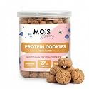 Mo’s Peanut Butter Protein Cookies – 200g | 27 G protein per 100g serve | Mini Healthy Cookies for Kids & Adults | Tea Time Snack | Multigrain, Plant-Based Snack with Ragi, Oats, Barley & Jaggery | High Protein | No P
