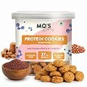 Mo’s Peanut Butter Protein Cookies – 150g | 27 G protein per 100g serve | Mini Cookies | Multigrain, Plant-Based Snack with Ragi, Oats, Barley &amp; Jaggery | No Palm Oil, No Maida, No Refined Sugar