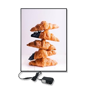 moaad a5 slim led advertising light box illuminated poster display cafe restaurants menu board cinema movie poster display screen aluminum frame tempered glass light boxes a5_frame