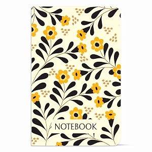 momp a5 notebook unruled daily journal for home office work