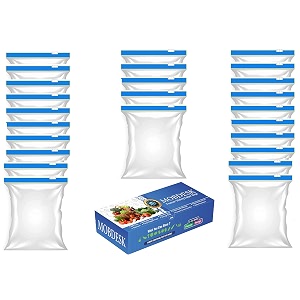 bpa-free zip lock bag for fridge  resealable ziplock pouch for food amp travel  leakproof freezer storage bags  zip lock covers amp zipper pouch for kitchen  freezer storage bags-v-325