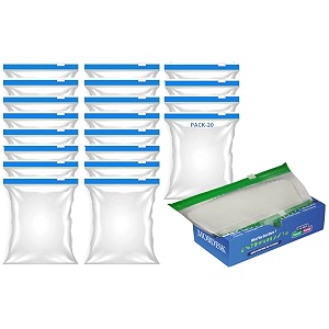 bpa-free zip lock bag for fridge  resealable ziplock pouch for food amp travel  leakproof freezer storage bags  zip lock covers amp zipper pouch for kitchen  freezer storage bags-v-325