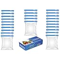 BPA-Free Zip Lock Bag for Fridge | Resealable Ziplock Pouch for Food & Travel | Leakproof Freezer Storage Bags | Zip Lock Covers & Zipper Pouch for Kitchen | Freezer Storage Bags-V-325