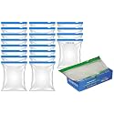 BPA-Free Zip Lock Bag for Fridge | Resealable Ziplock Pouch for Food &amp; Travel | Leakproof Freezer Storage Bags | Zip Lock Covers &amp; Zipper Pouch for Kitchen | Freezer Storage Bags-V-325