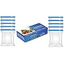 BPA-Free Zip Lock Bag for Fridge | Resealable Ziplock Pouch for Food &amp; Travel | Leakproof Freezer Storage Bags | Zip Lock Covers &amp; Zipper Pouch for Kitchen | Freezer Storage Bags-V-325