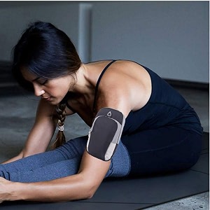 mobile arm band pouchuniversal gym running hiking phone bag case arm band -black