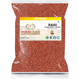 mobile chakki premium ragi sabut finger millet whole grain  natural  healthy millet whole wheat 2 kg