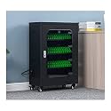 Mobile Charging Cart for 30/40/50/60 Devices - Cell Phone &amp; Tablet Storage Cabinet with Front/Back Access, Locking Security - Ideal for Schools &amp; Businesses