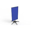 Mobile Lead Porta-Shield – 0.50 mm Pb Eq - Adjustable 24–48″ Height - 24″-Diameter Five-Caster Base - Panels 24" × 48" - 1 Pack