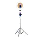 Mobile Phone Live Broadcast Triangle Bracket Fill Light Light a Full Set of Camera Support Frame Selfie Beauty Anchor(E)