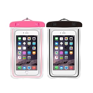 Mobile Phone Waterproof Pouch Universal Size Transparent