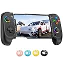 AXYBCOOL Mobile Wireless Phone Controller for iphone/Android with Hall Joystick, Mobile Game Controller with Phone Case Support