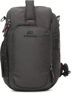 mobius grenade pro dslr sling bag cum backpack top loader bag dslr with lens dslr with attached lens 70-200mm f28 lens memory cards charger  camera bag