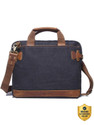 MOCA 14 inch Canvas denim Laptop Messenger Bag (Blue)