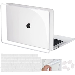moca compatible with macbook pro 13 inch case m2 2024 2023 2022-2016 a2338 m1 a2251 a2289 a2159 a1989 a1708 a1706 withwithout touch bar plastic hard shell case cover crystal clear