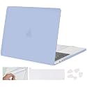 MOCA Compatible with MacBook Pro 13 inch Case M2 2024 2023 2022-2016 A2338 M1 A2251 A2289 A2159 A1989 A1708 A1706 with/Without Touch Bar, Plastic Hard Shell Case Cover (Serenity Blue)