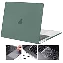 MOCA Compatible with MacBook Pro 13 inch Case M2 2024 2023 2022-2016 A2338 M1 A2251 A2289 A2159 A1989 A1708 A1706 with/Without Touch Bar, Plastic Hard Shell Case Cover (Mid-Night Green)