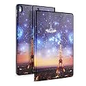 MOCA [Flexible Back] Case for 10.2 inch iPad 9th 8th 7th Generation 10.2" iPads 2021 2020 2019 Launch A2603 A2604 A2605 A2270 A2428 A2429 A2430 A2197 A2198 A2200 Flip Cover (Dazzling Paris!)