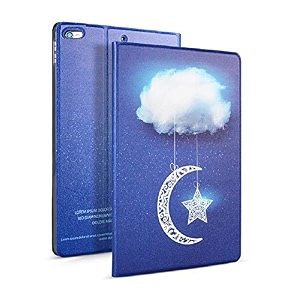 moca smart stand flip cover case for 79 inch ipad mini 5 5th mini 4 4th generation a2133 a2124 a2126 a2125 a1538 a1550 ipad flip cover case moon star